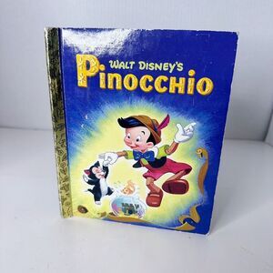 Vintage 1953 Walt Disney's Pinocchio A Little Golden Book‎